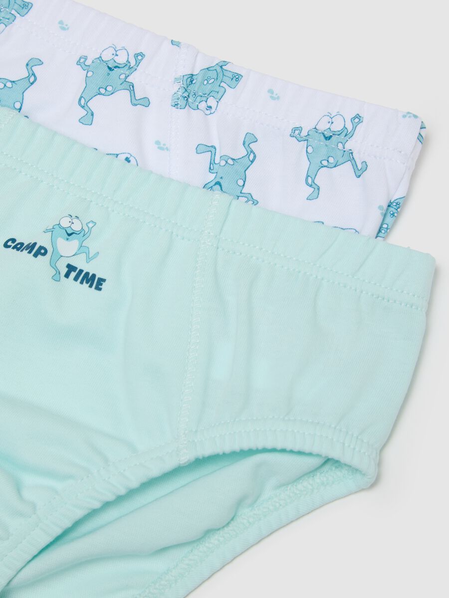 Children's Regular Fit Multicolour Pure Cotton Briefs Tripack_2