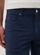 Bermudas azuis em algod&atilde;o el&aacute;stico com cinco bolsos_3