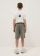 Boys&rsquo; green cotton-blend shorts, oversized fit_1