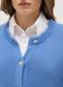Regular fit blue cardigan in pure cotton with buttons_3