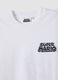 Wei&szlig;es T-Shirt aus reiner Baumwolle mit kurzen &Auml;rmeln, Regular Fit_5