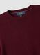 Burgundy viscose-blend crew-neck jumper, regular fit_5