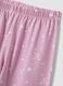 Rosa Pyjama aus Bio-Baumwolljersey mit Schleifenprint_3