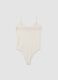 White fitted stretch-cotton bodysuit with lace_1