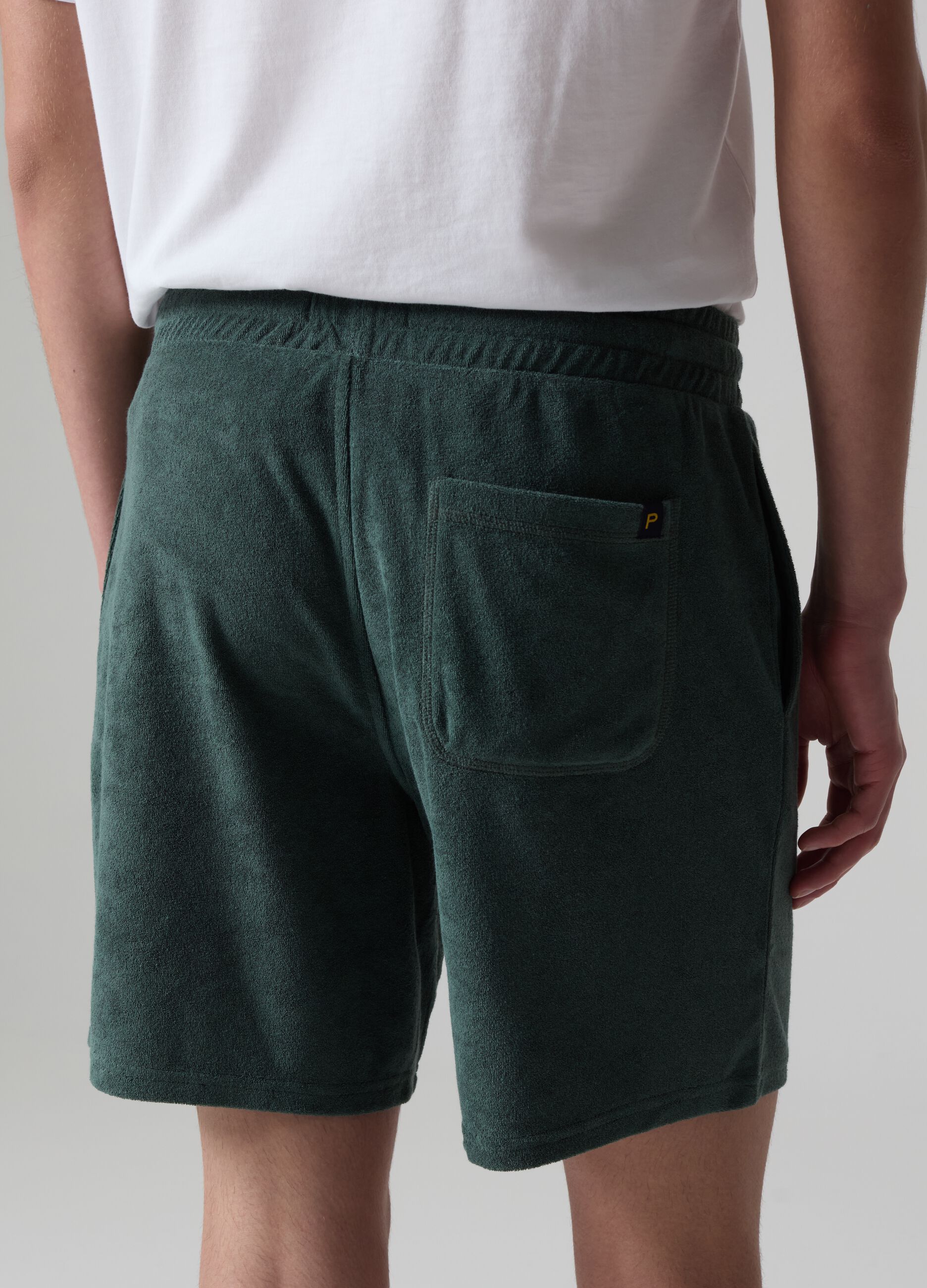 Bermuda jogger in French Terry reverse