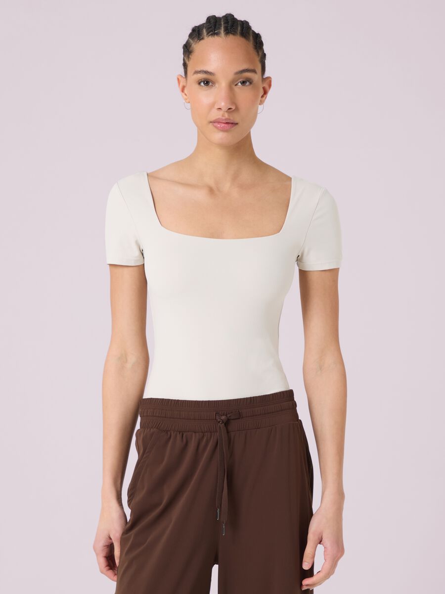 Body a maniche corte con scollo quadrato ALTAVIA STUDIO_0