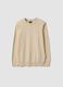 Beige pure cotton long-sleeve regular-fit top for boys_3