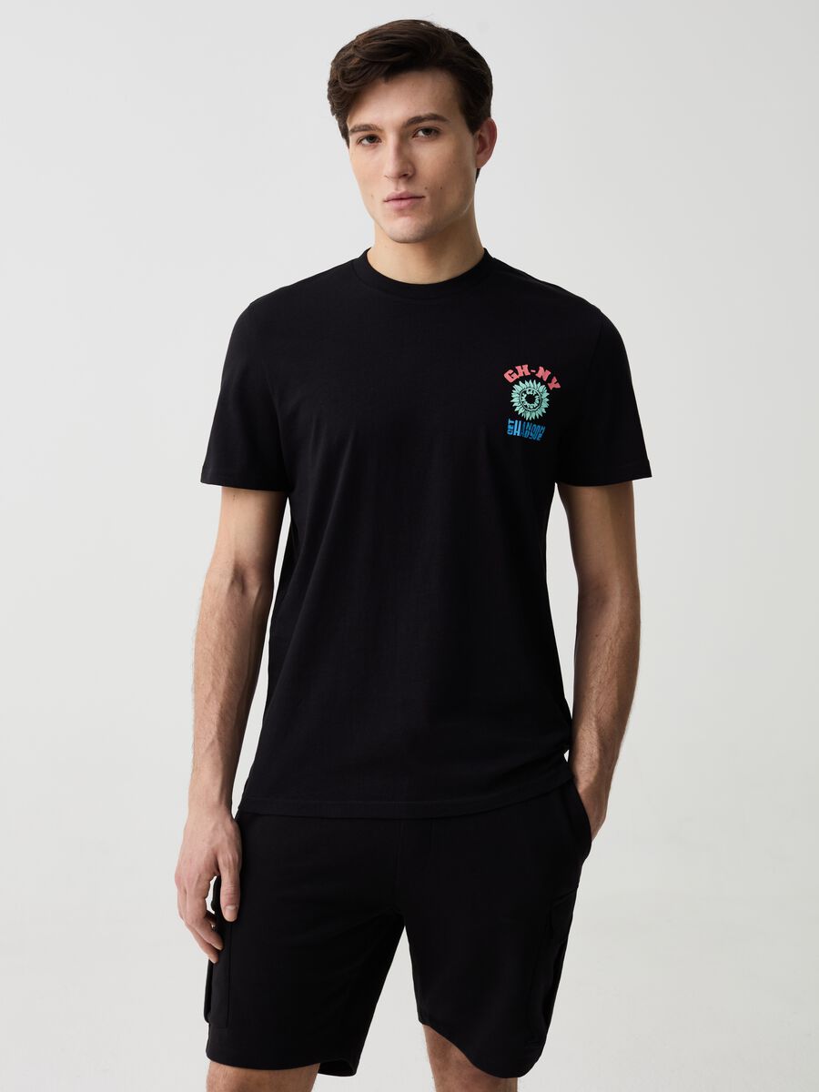 GRAND&HILLS FOR THE SEA BEYOND cotton T-shirt with print_0