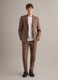 Brauner Slim-Fit-Blazer aus reinem Leinen_1
