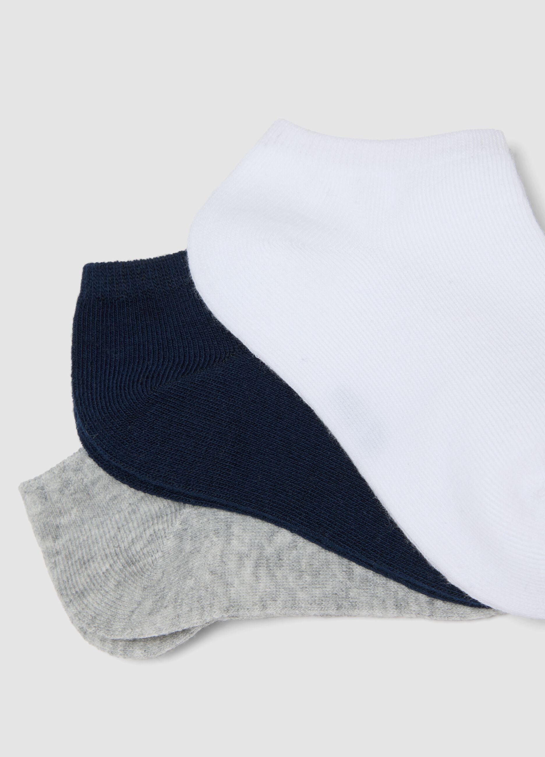 5-pack of short multicolour organic cotton socks for boys