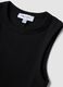 Schwarzes Cropped-Tanktop aus Stretch-Baumwolle_5