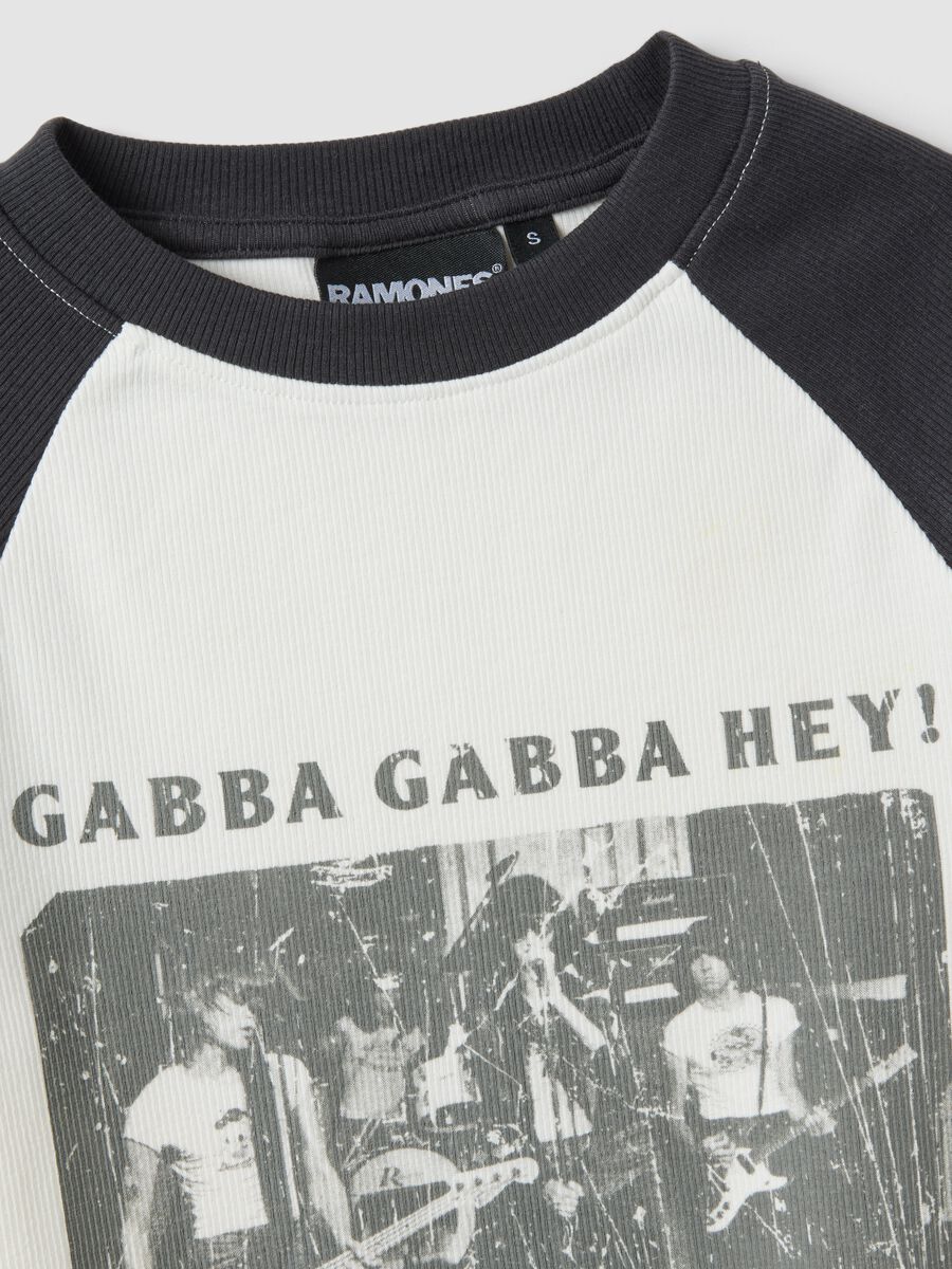 Mehrfarbiges, tailliertes Stretch-Baumwoll-T-Shirt_5