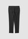 Graue Slim-Fit-Anzughose aus Stretch-Viskose_1