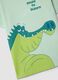 Children's green pure cotton pyjamas regular fit with print_2