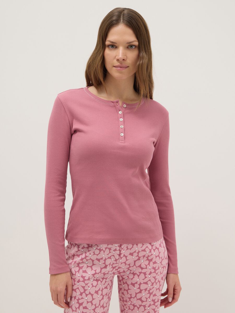 Multicolour Floral Pyjamas in Pure Cotton Regular Fit_1