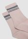 Three-pack of multicolour striped socks in stretch organic cotton_1