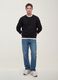 Hellblaue Straight-Fit-Jeans aus Denim aus reiner Baumwolle_0