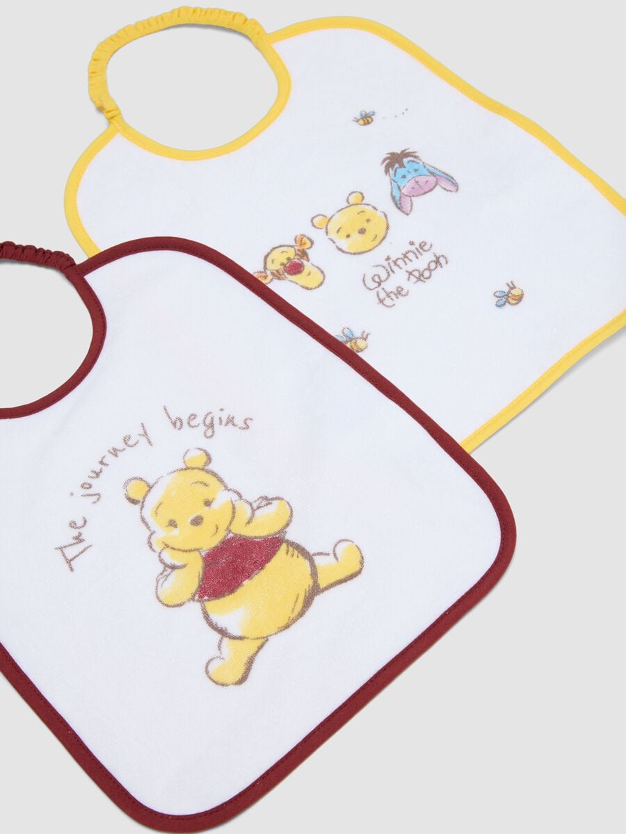 Tripack di bavaglini in misto cotone organico con stampa Winnie The Pooh_2