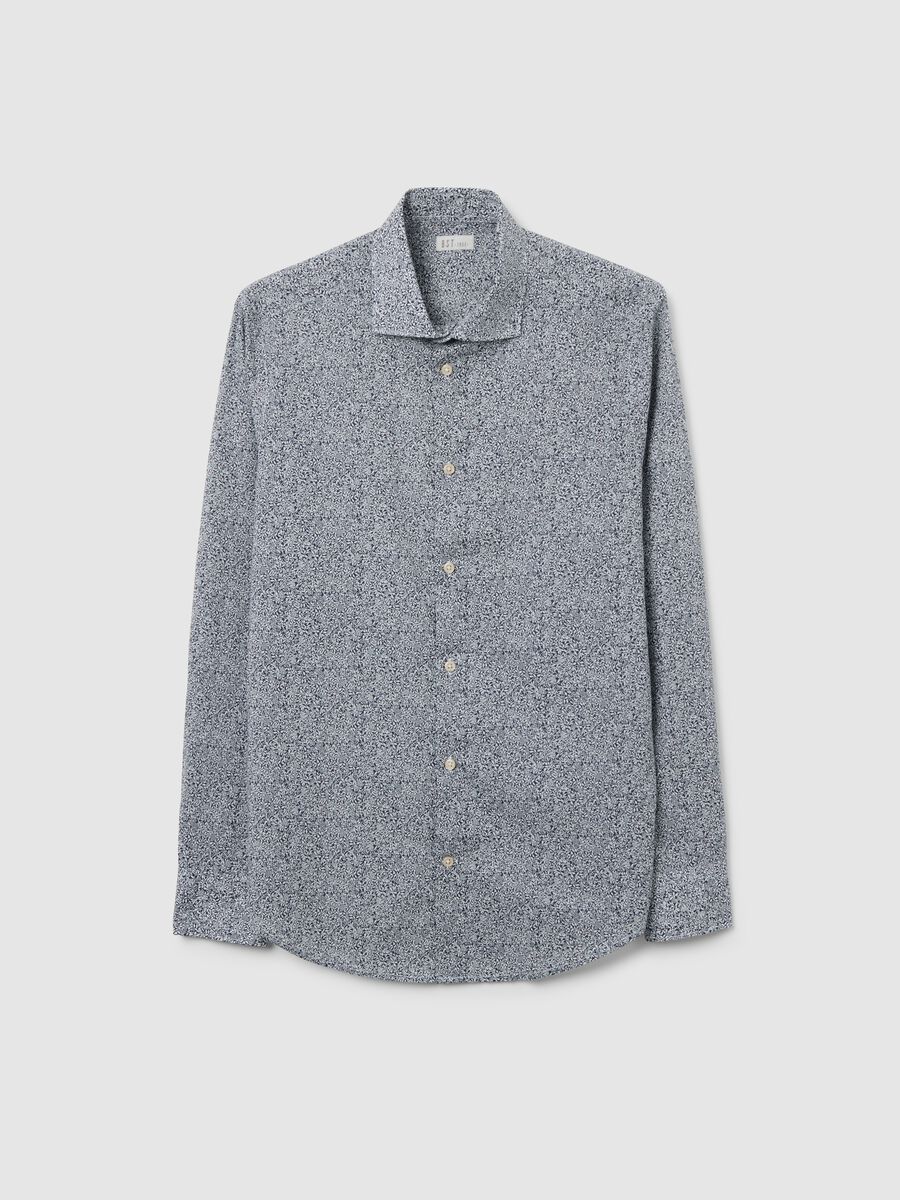 Multicolour pure cotton regular fit shirt_4