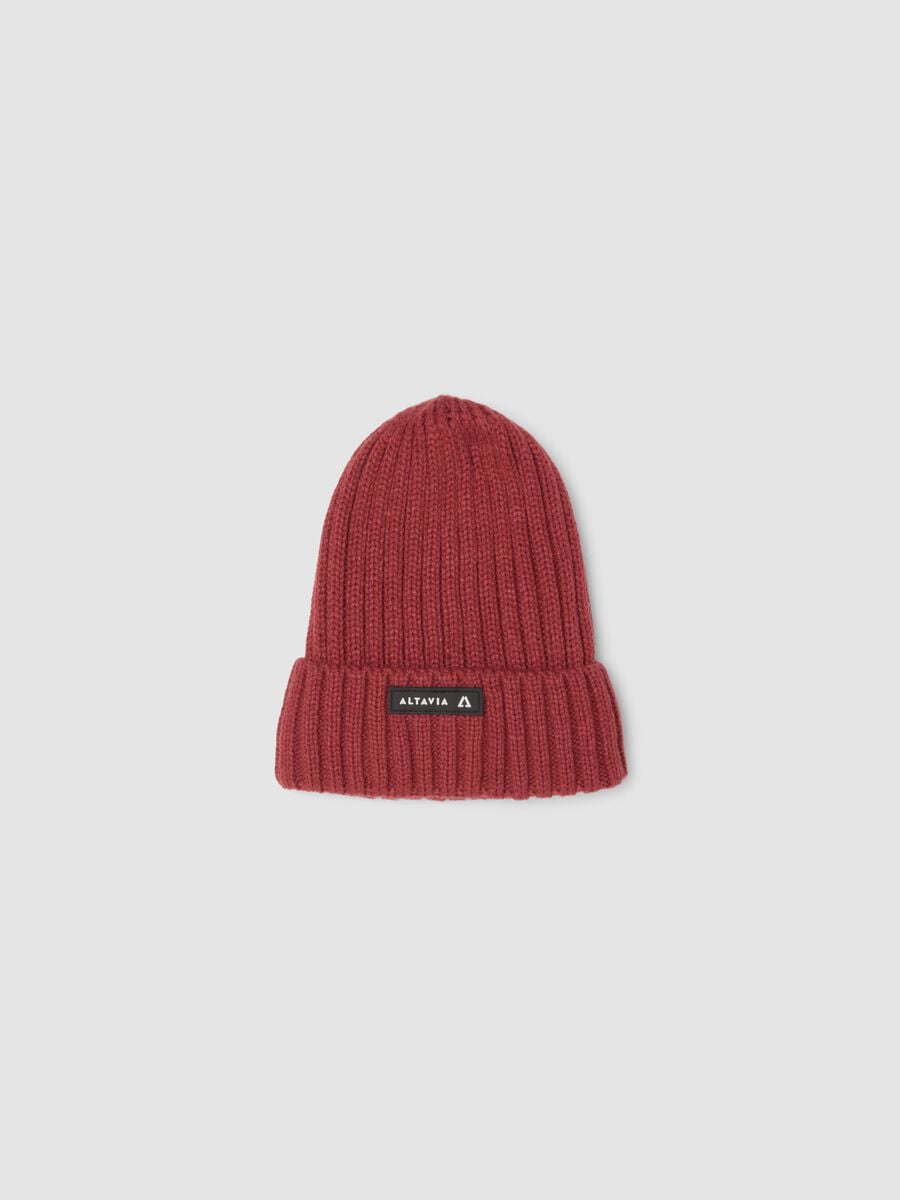 Rib-knit beanie with cuff ALTAVIA WITH DEBORAH COMPAGNONI_0