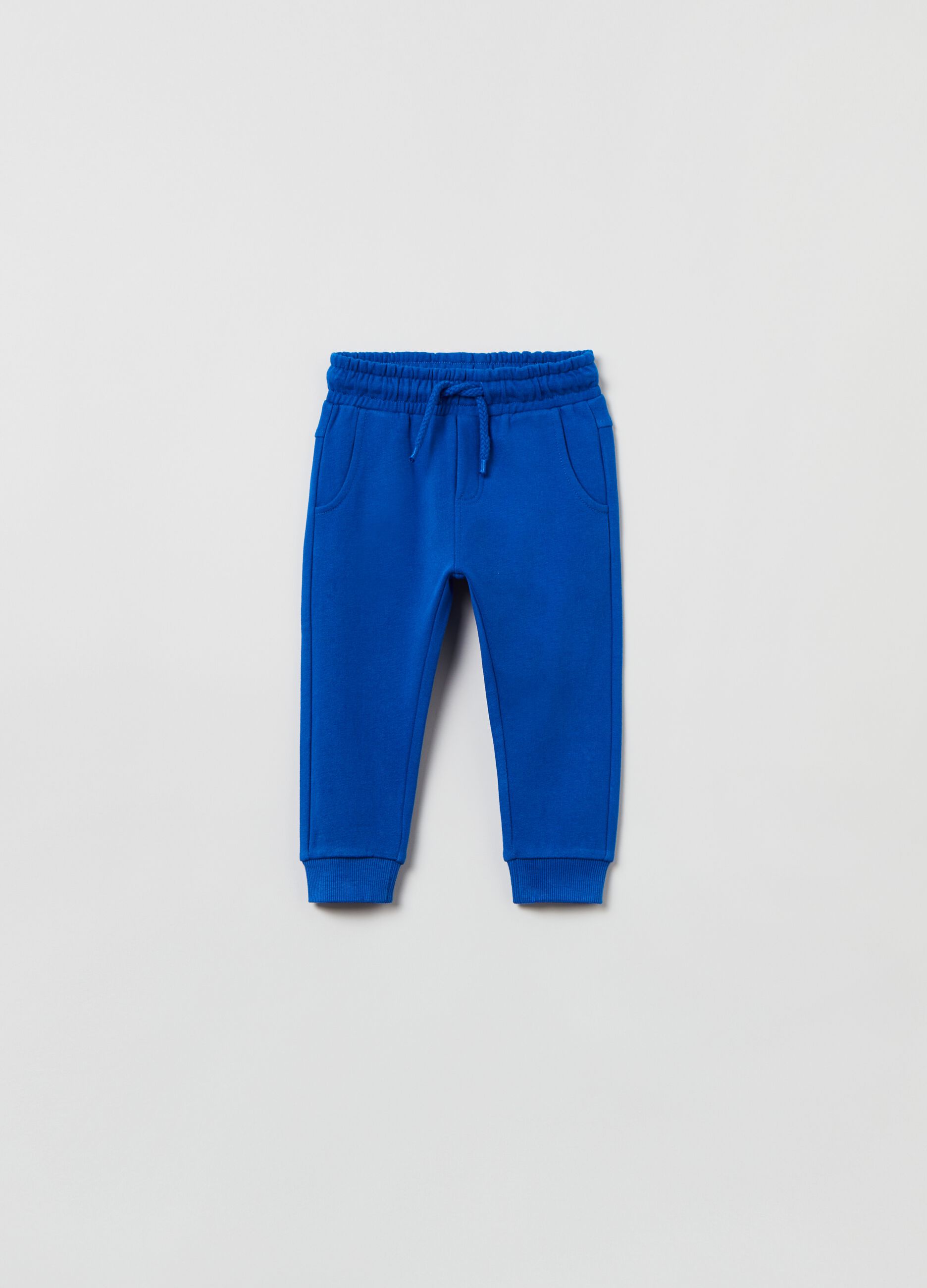 Joggers in cotone con coulisse 