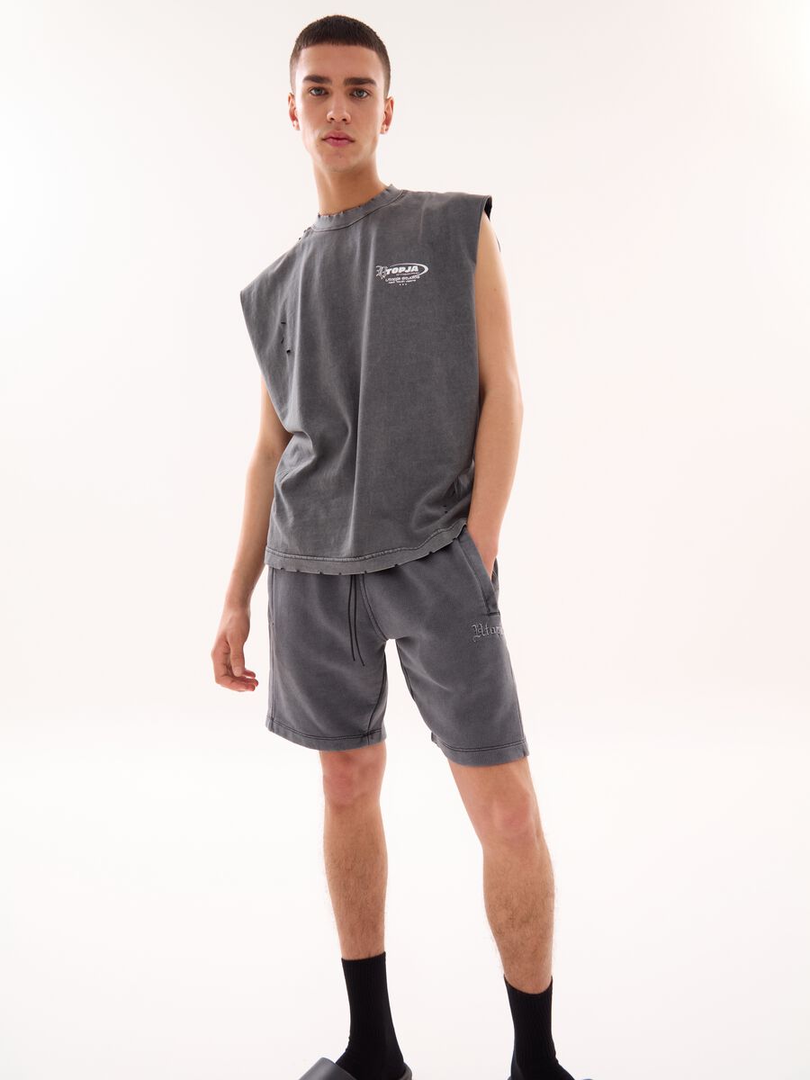 Sweat Shorts Vintage Grey_1