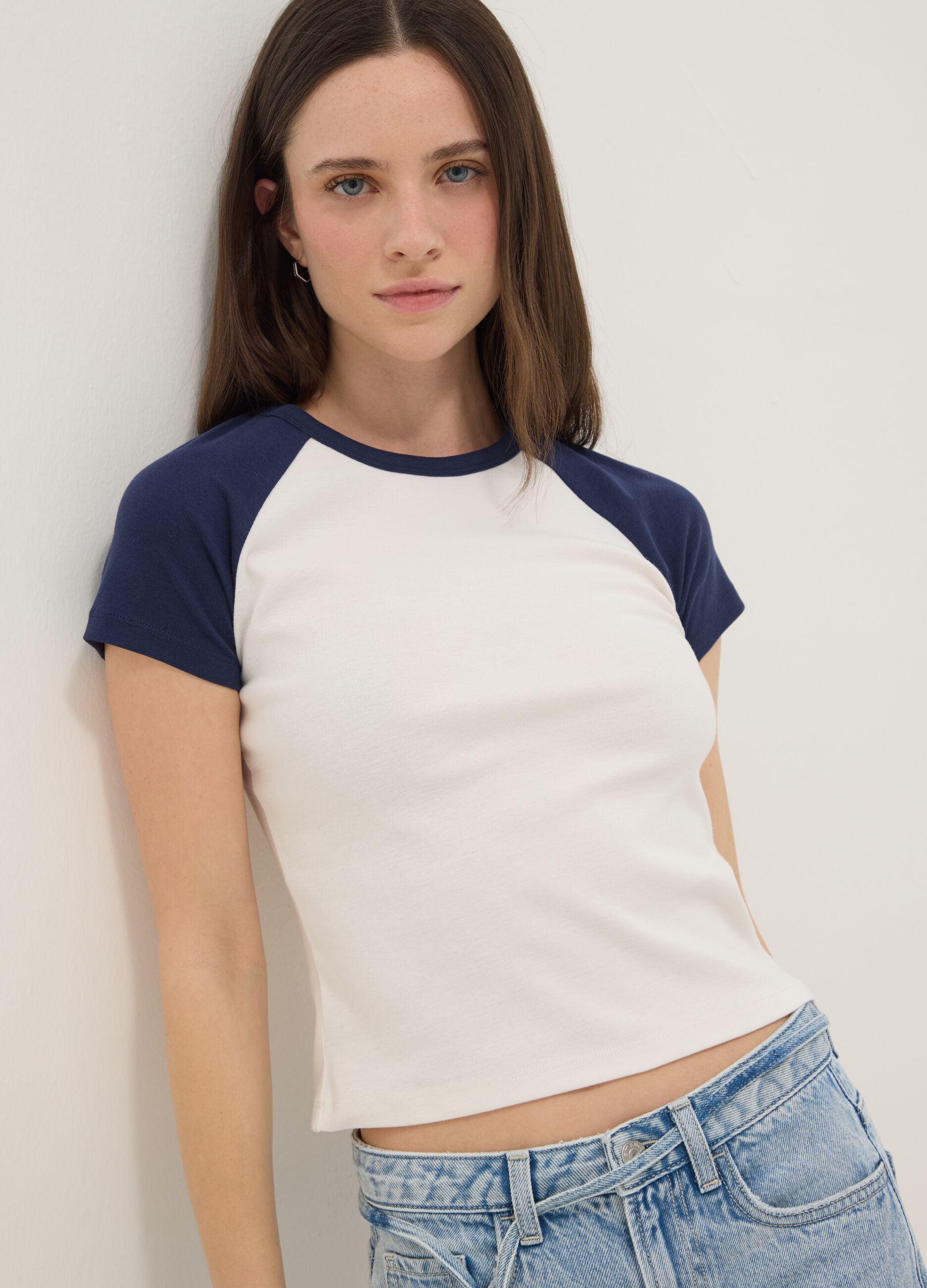 Multicolour pure cotton regular fit T-shirt