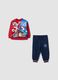 Red organic cotton Looney Tunes print tracksuit_0