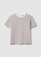 Striped Multicolour Crew-Neck T-Shirt in Pure Cotton, Regular Fit_4