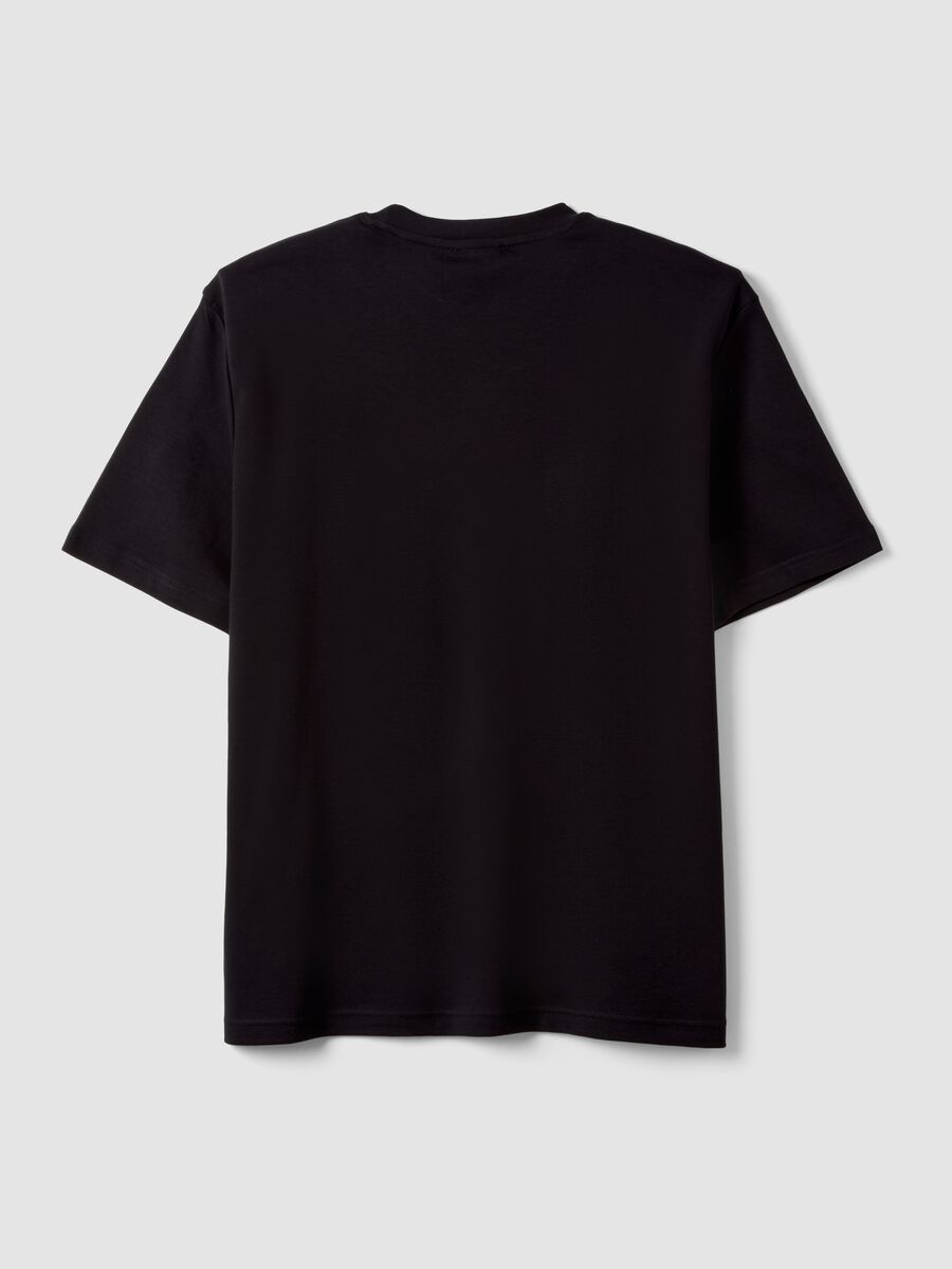 &Alpha;&nu;&delta;&rho;&iota;&kappa;ό &mu;&alpha;ύ&rho;&omicron; T-shirt &alpha;&pi;ό 100% &beta;&alpha;&mu;&beta;ά&kappa;&iota;, &kappa;&omicron;&nu;&tau;&omicron;&mu;ά&nu;&iota;&kappa;&omicron;, regular fit_5