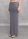 Vintage Grey Ribbed Long Skirt_1