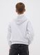 Sweatshirt com capuz cinzenta de corte oversized em mistura de algod&atilde;o e viscose para rapaz_2