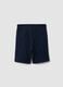 Boys&rsquo; blue pure cotton shorts, relaxed fit_4