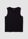 Black pure cotton vest_4