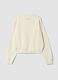 Sweatshirt bege em algod&atilde;o puro com estampado Stitch_6