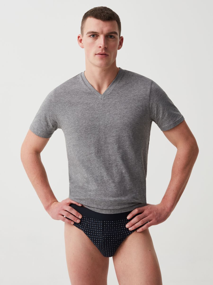 Five-pack micro patterned briefs_0