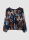 Mehrfarbige Bluse mit Blumenprint, Regular Fit_0