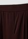 Brown wide-leg stretch-fabric trousers_7