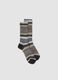 Mehrfarbig gestreifte Socken aus Mohair und elastischem Alpaka_0
