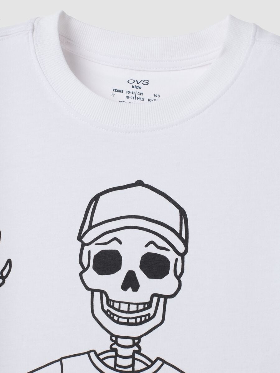 Wei&szlig;es Rundhals-T-Shirt aus reiner Bio-Baumwolle_1