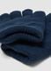 Blue stretchy fabric gloves_2