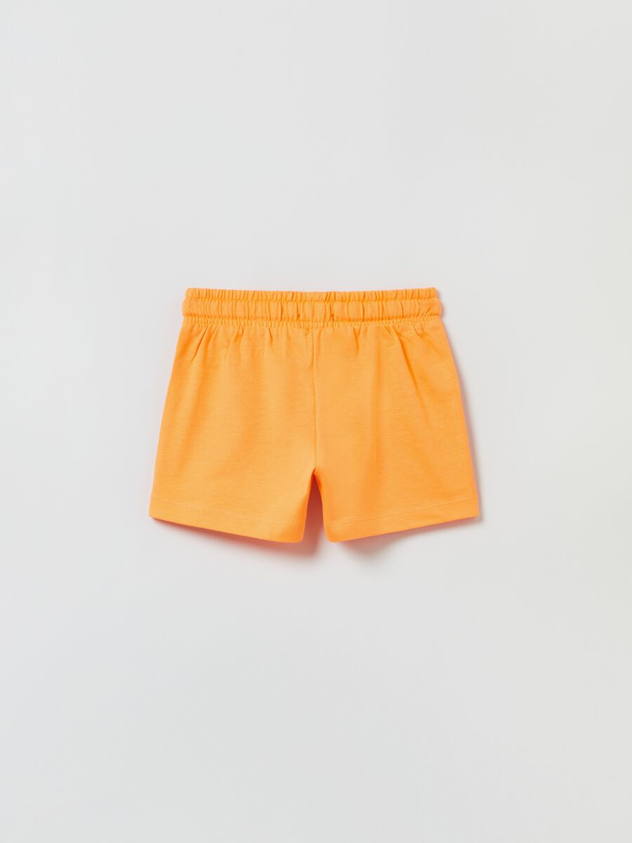 Shorts in cotone con coulisse_2