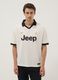 T-shirt branca regular fit com gola contrastante e log&oacute;tipo Jeep_2
