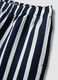 Multicolour striped linen-viscose blend shorts with elasticated waist, regular fit_5