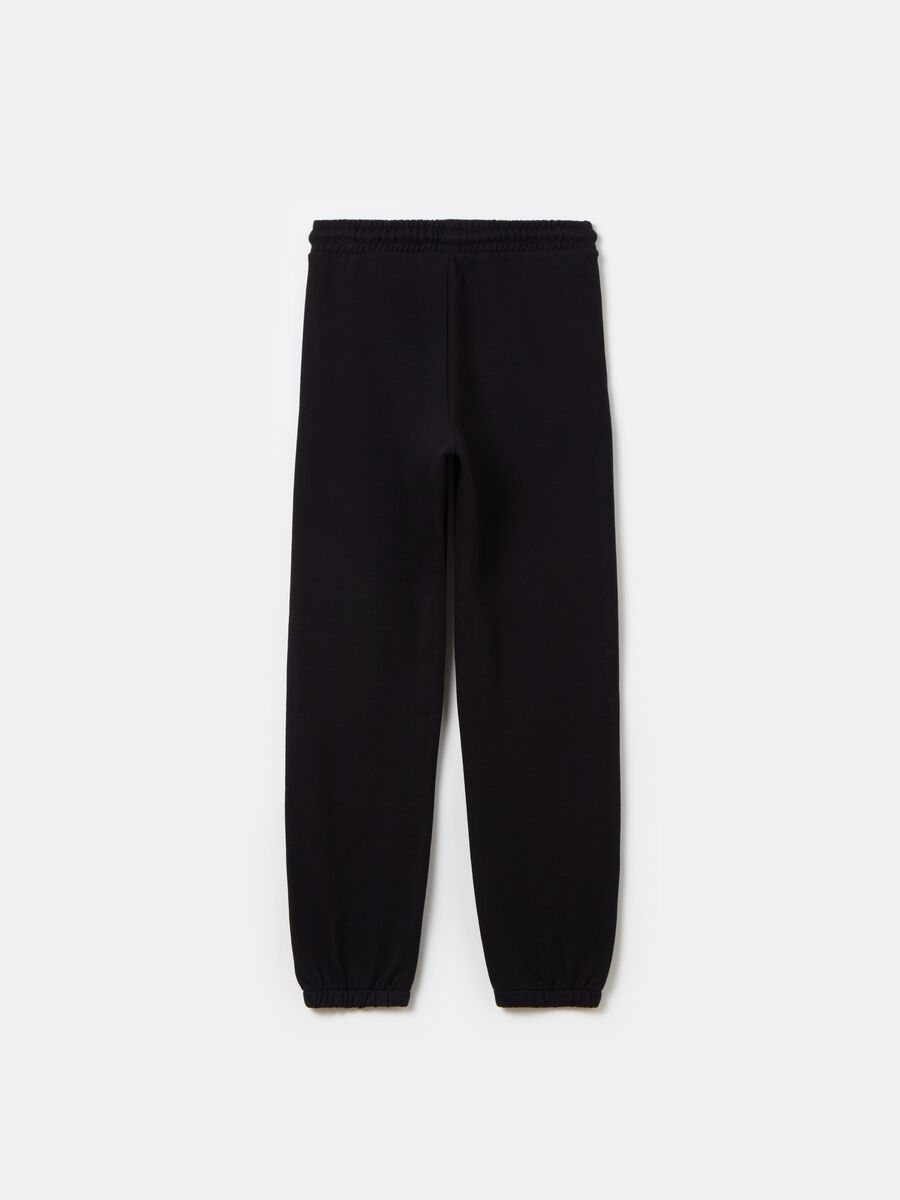 Essential joggers in organic cotton with drawstring_1