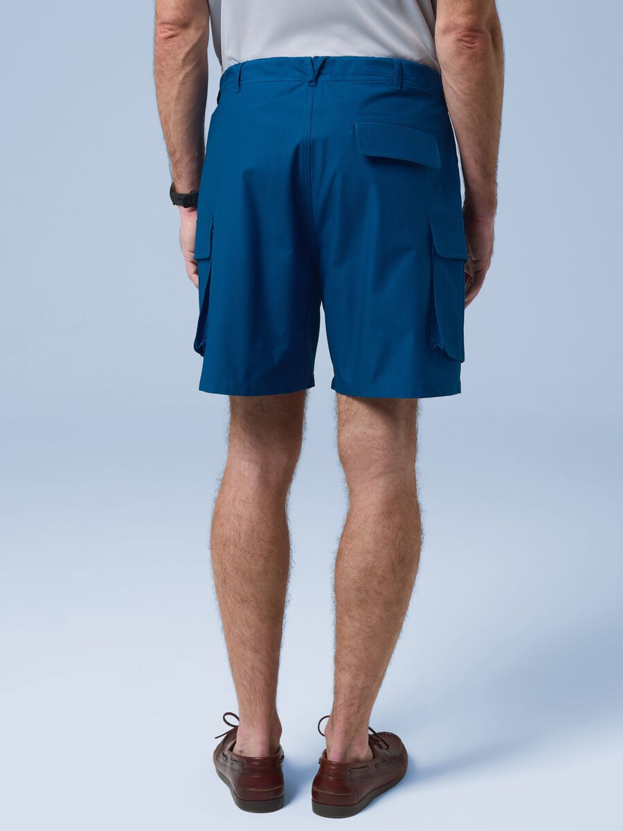 Blaue Cargo-Bermuda-Shorts ALTAVIA SAILING aus reiner Baumwolle_2
