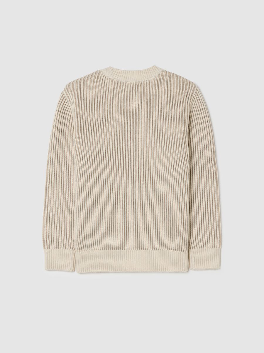 Pulôver de Malha Bege_1