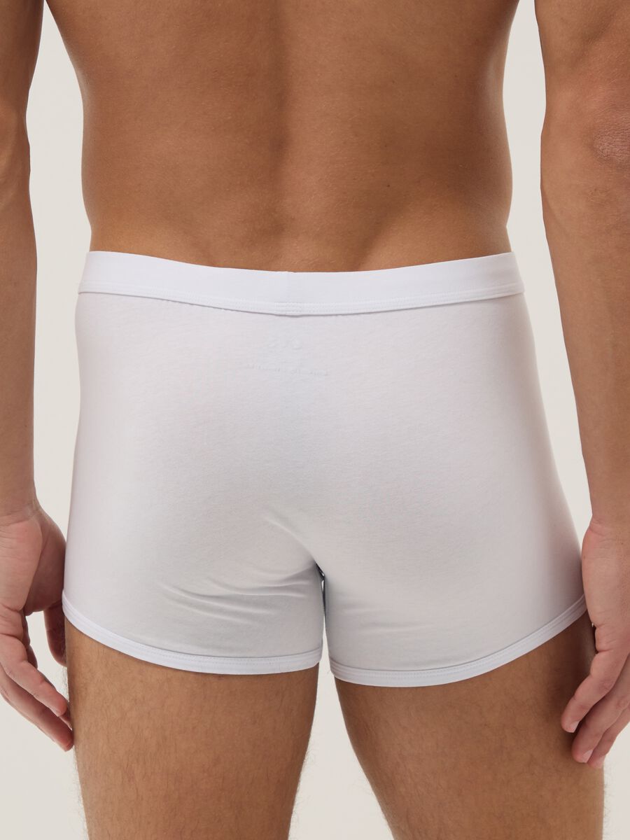 3-pack white stretch cotton boxers, regular fit_2