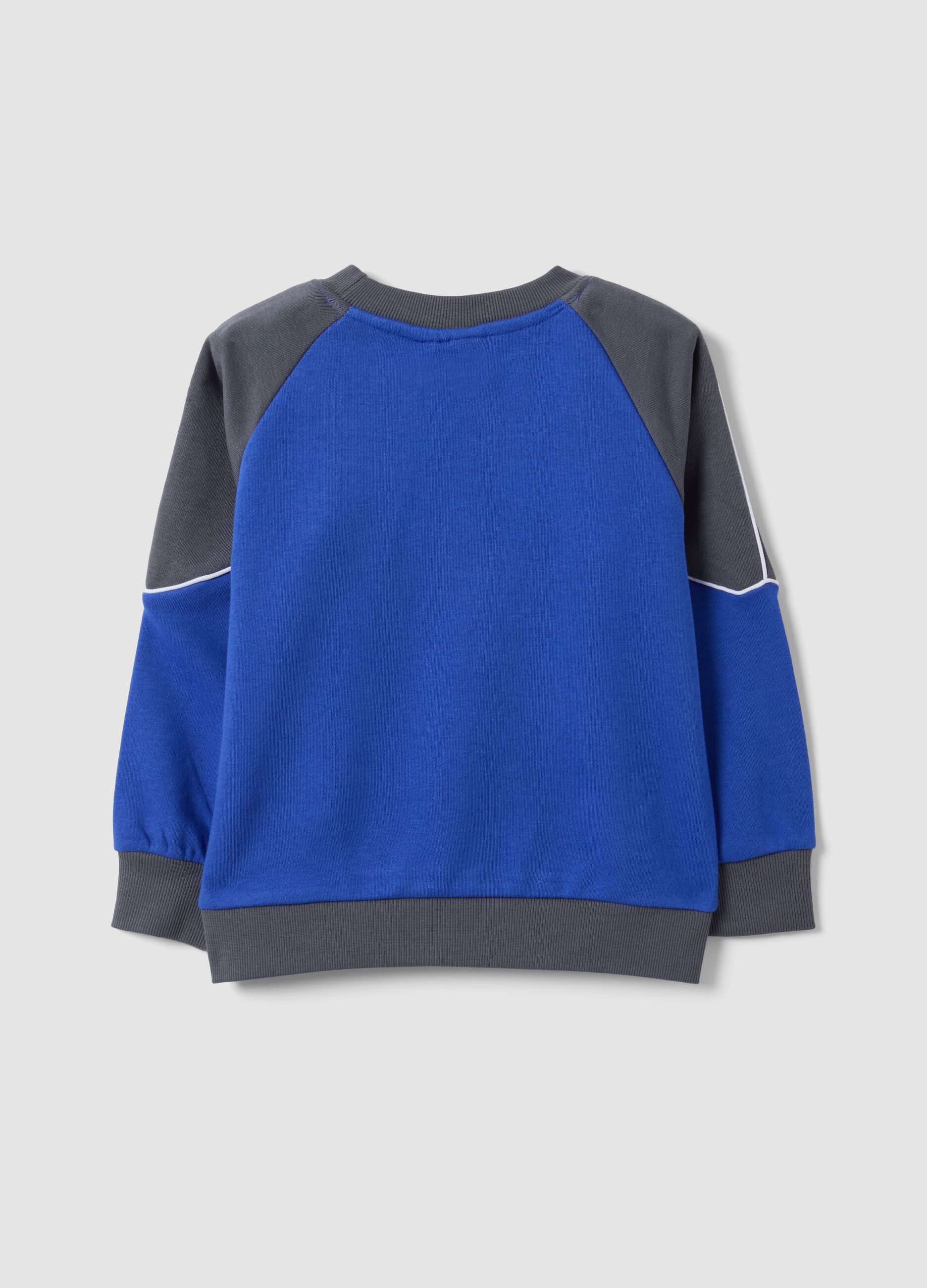 Blue cotton-blend Mario Kart oversized sweatshirt
