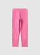 M&auml;dchen rosa stretch Baumwoll-Skinny-Leggings_1
